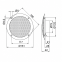 Haut-parleurs pour sauna GFR1060, lot de 2 - 1