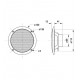 Haut-parleur sauna FR 13 cm