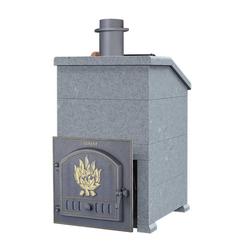 Poêle à bois pour sauna - Gefest GFS ZK 45 President 1160/60 Stéatite