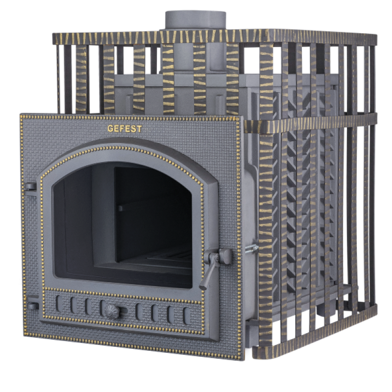 Poêle à bois pour sauna - Gefest GFS ZK 45 (M) en grille