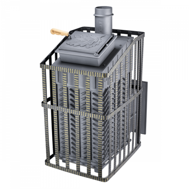 Poêle à bois pour sauna - Gefest GFS ZK Uragan 45 (P) en grille