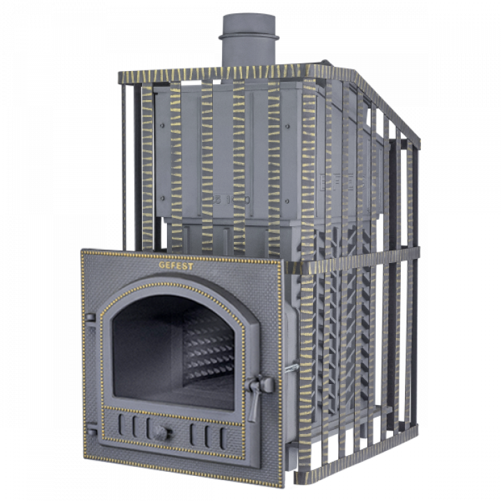 Poêle à bois pour sauna - Gefest GFS ZK Uragan 25 (P) en grille