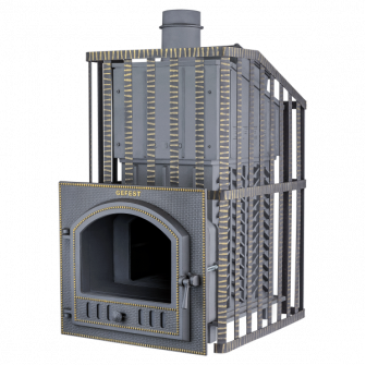 Poêle à bois pour sauna - Gefest GFS ZK Uragan 30 (P) en grille