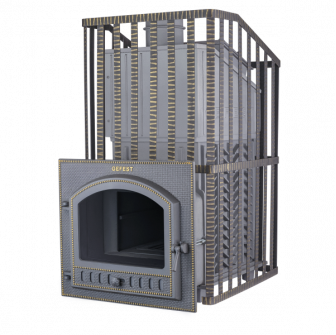 Poêle à bois pour sauna - Gefest GFS ZK Uragan 40 (M) en grille