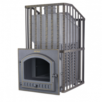 Poêle à bois pour sauna - Gefest GFS ZK Uragan 40 (P) en grille