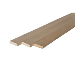 Banc en bois 27 x 94 mm, abachi