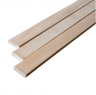 Banc en bois, 24 x 90 mm, classe A, tilleul