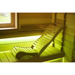 Couchette de relaxation pour sauna, cèdre