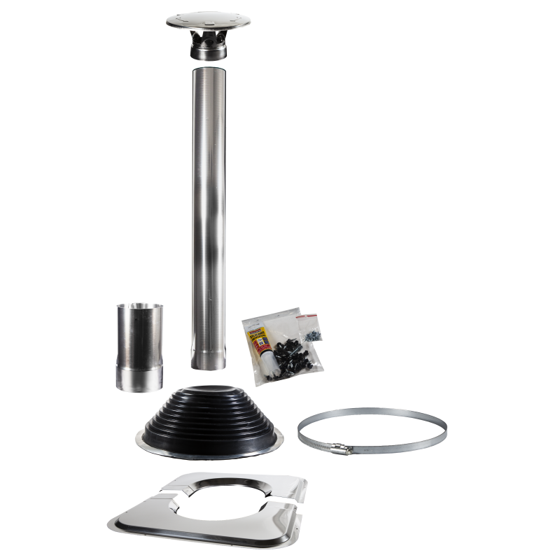 Ensemble de cheminée HARVIA 1500, pour cabines de sauna en forme de tonneau