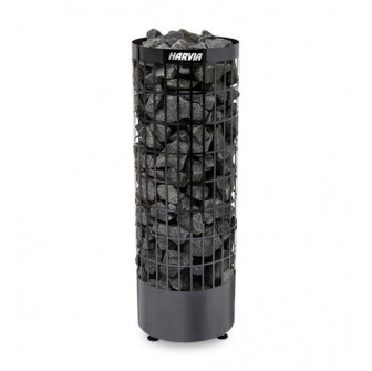 Poêle électrique pour sauna - HARVIA Cilindro Acier Noir PC70E 6,8 kW
