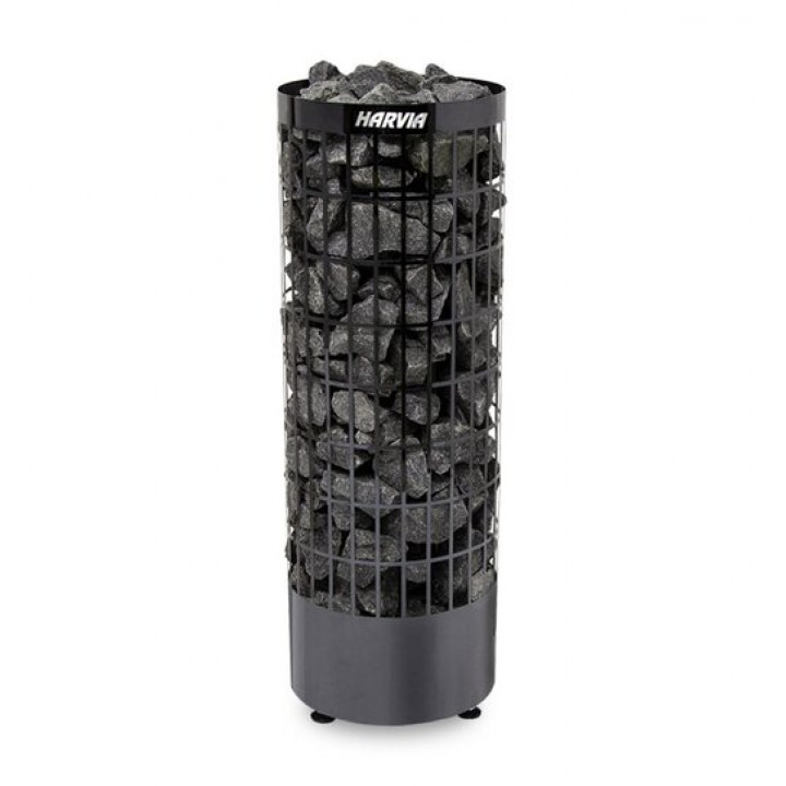 Poêle électrique pour sauna - HARVIA Cilindro Acier Noir PC110E 10,8 kW