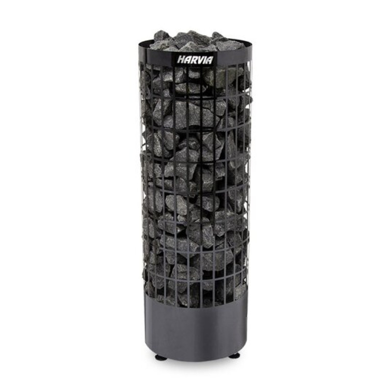 Poêle électrique pour sauna - HARVIA Cilindro Black Steel PC70E 6,8 kW