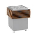 Garde-corps en bois Harvia Concept R, tilleul ou noyer - 4