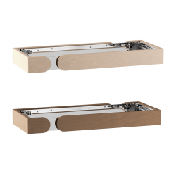 Éléments de garde-corps en bois Harvia Concept R Mini Combi, tilleul ou noyer 