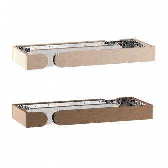 Éléments de garde-corps en bois Harvia Concept R Mini Combi, tilleul ou noyer