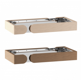 Éléments de rambarde de sécurité en bois Harvia Concept R Mini, tilleul ou noyer