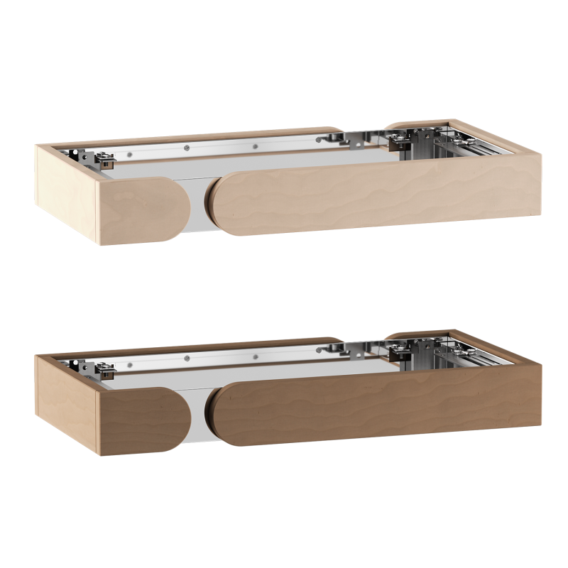 Éléments de rambarde de sécurité en bois Harvia Concept R Mini, tilleul ou noyer