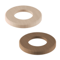 Plaque en bois de tilleul ou de noyer Harvia pour le pied chauffant Concept R Mini - 0
