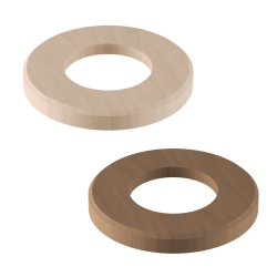 Plaque en bois de tilleul ou de noyer Harvia pour le pied chauffant Concept R Mini 