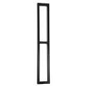 Poignée de porte de sauna en bois Harvia, noire, 900 mm - 0
