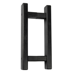 Poignée de porte de sauna en bois Harvia, noire, 300 mm 