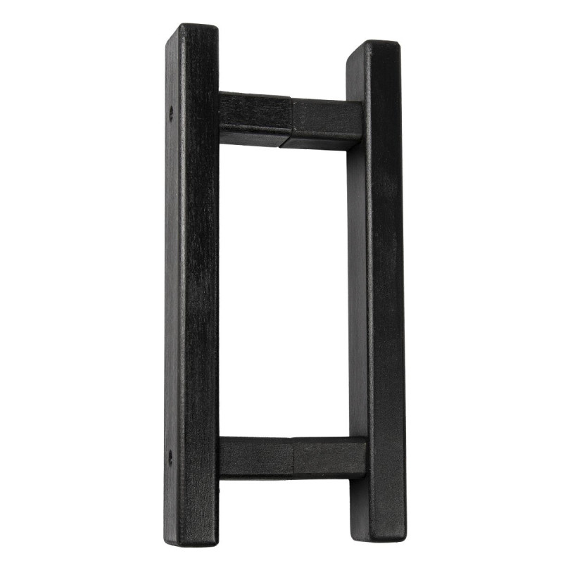 Poignée de porte de sauna en bois Harvia, noire, 300 mm