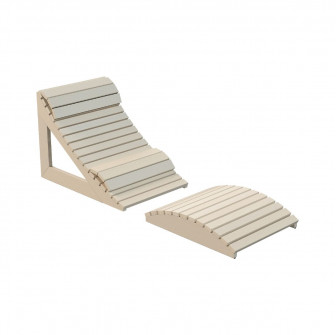 Fauteuil de sauna ergonomique Harvia, couleur aspen