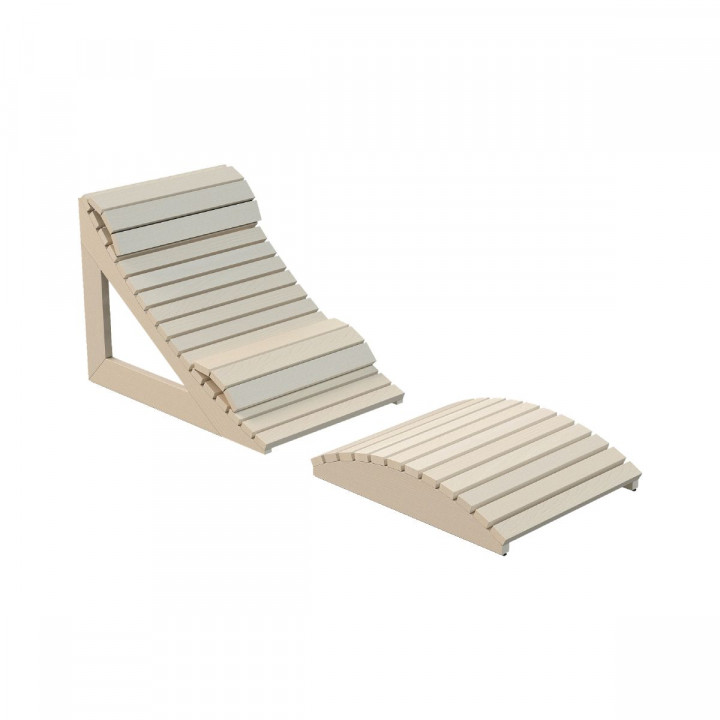 Fauteuil de sauna ergonomique Harvia, couleur aspen