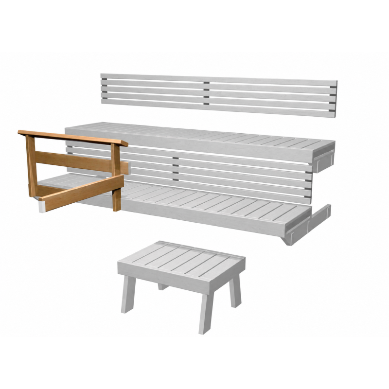 Rambarde de sécurité pour sauna Harvia Formula
