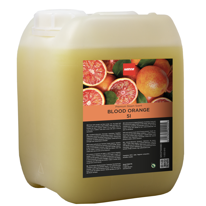 Huiles aromatiques pour bain de vapeur HARVIA, orange sanguine 5 l