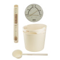 HARVIA Helmi ensemble d'accessoires de sauna, Ivory - 0