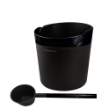 Ensemble seau et louche pour sauna HARVIA Helmi, noir - 0