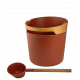 HARVIA Helmi ensemble seau et louche pour sauna, terre cuite