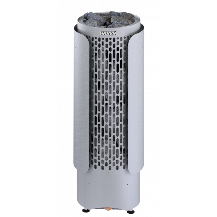 Étui de protection Harvia Cilindro Plus en acier brossé