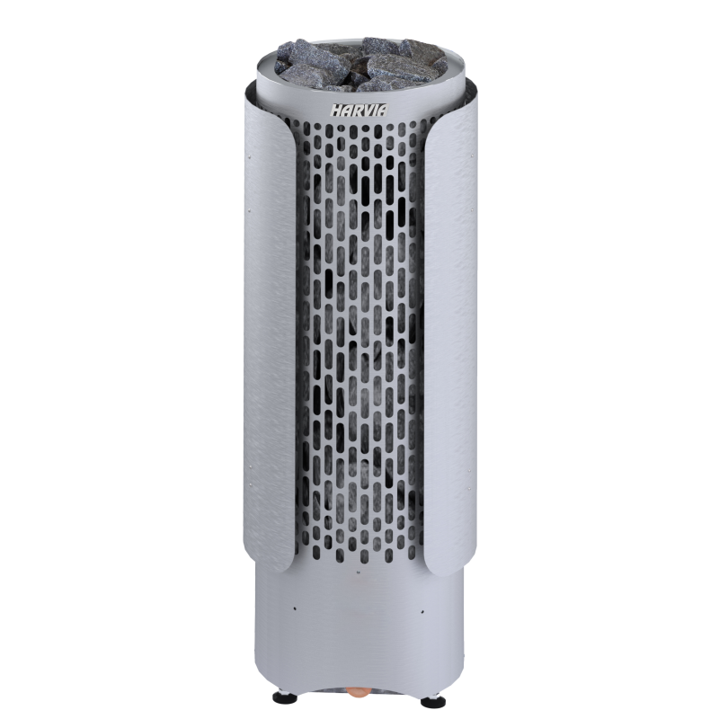 Étui de protection Harvia Cilindro Plus en acier brossé