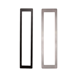Façade Harvia pour radiateur IR, noire ou en acier inoxydable 