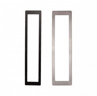 Façade Harvia pour radiateur IR, noire ou en acier inoxydable