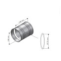 Adaptateur de cheminée HARVIA, WZ011115 - 2
