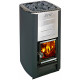 Ensemble poêle à bois pour sauna HARVIA M3, pierres, cheminée