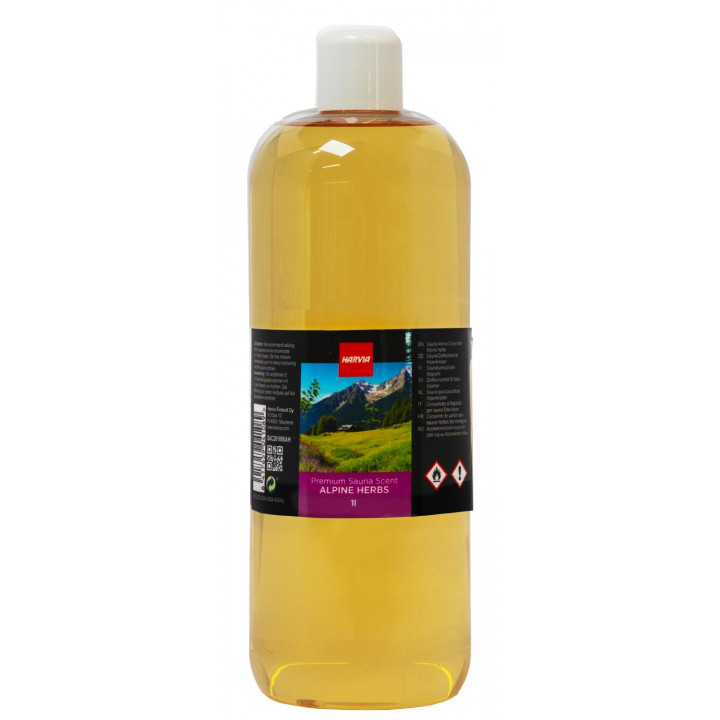 Concentré de parfum pour sauna HARVIA, senteur herbes alpines, 1 l
