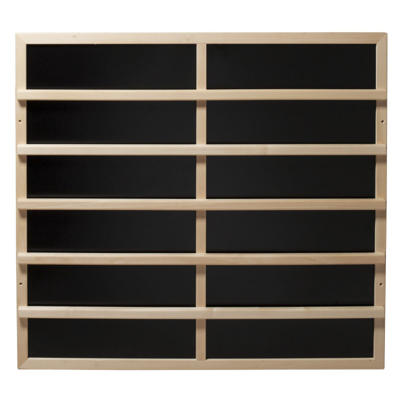 Plaque chauffante infrarouge Harvia avec dossier en bois clair, 100–515 W