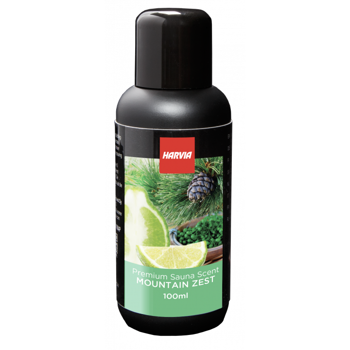 Concentré de parfum pour sauna HARVIA, pin des montagnes, bergamote et litsée citronnée, 100 ml