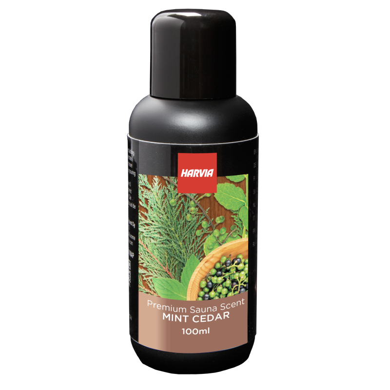 Concentré de parfum pour sauna HARVIA, cèdre, litsea cubeba et menthe 100 ml