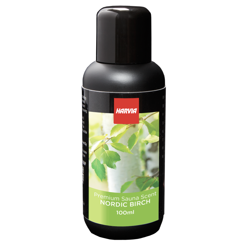 Concentré de parfum pour sauna HARVIA, bouleau nordique 100 ml Concentré de parfum pour sauna HARVIA, bouleau nordique 100 ml