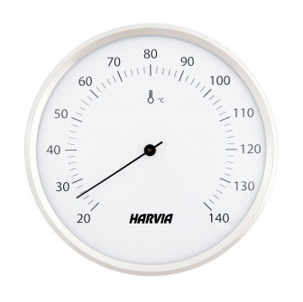 Thermomètre de sauna HARVIA, rond, blanc, diamètre 160 mm, SAC90201