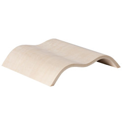 Appui-tête de sauna en bois ondulé HARVIA, tremble, SAC00514 