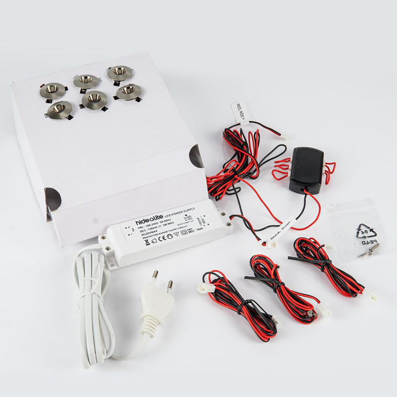 Éclairage de sauna HIDEALITE, 6 pcs.