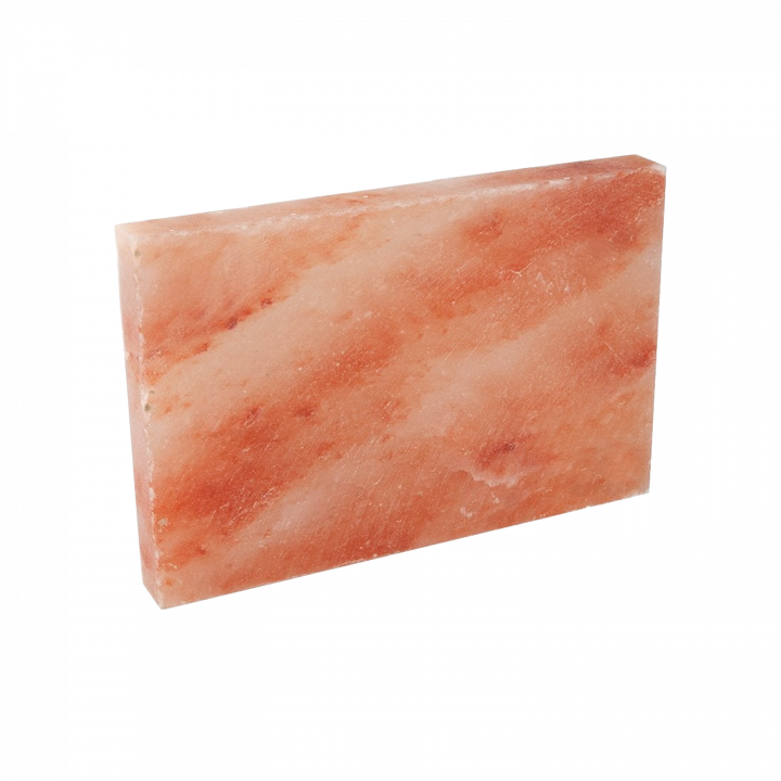 Brique de sel de l'Himalaya à surface lisse 300 × 200 × 38 mm