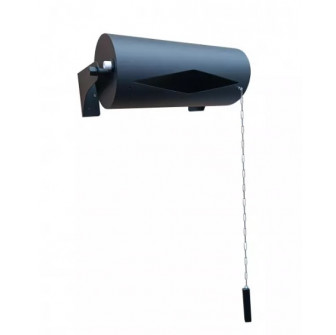 Seau verseur horizontal 25 l, acier inoxydable, noir