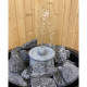 Fontaine de sauna en pierre ollaire Hukka Kaste